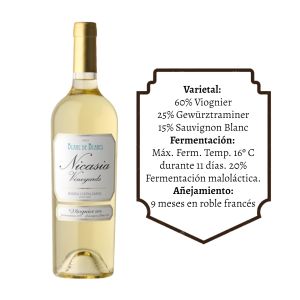 VINO NICASIA VINEY BLANCO 750 CC X 6 - Vista 2