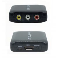CONVERSOR ADAPTADOR DE VIDEO RCA AV A HDMI 720P 1080P