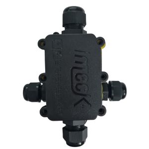 CAJA ESTANCA IP65 3 PINES CON PROTECCION UV 1 ENTRADA 3 SALIDAS INTEK - Vista 1