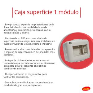 CAJA DE SUPERFICIE 1 MODULO (VACIA) URBANA EXULTT - Vista 5