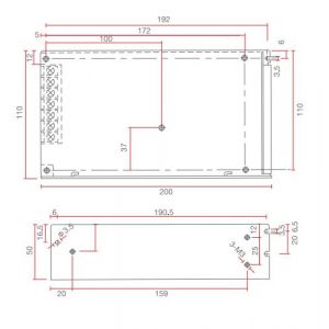 FUENTE LED SWITCHING 12V 12.5A 150W IP20 POWER SWITCH - Vista 3