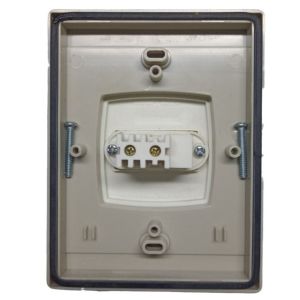 CAPSULADA SUPERFICIE 16 MIGNON 10X5 BEIGE CON 1 INTERRUPTOR EXULTT - Vista 3