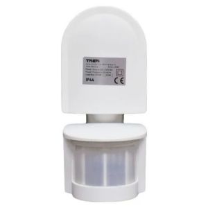 SENSOR DE MOVIMIENTO 180º INFRARROJO IP44 BLANCO TREFI - Vista 1