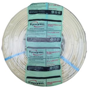 CABLE VAINA PLANA 2X1 MM X METRO MARFIL EPUYEN - Vista 2