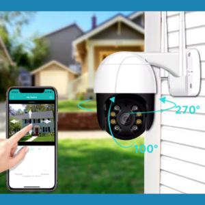 CAMARA DE SEGURIDAD IP SMART WIFI MOTORIZADA DOMO 2.0  FULL HD SMARTLIFE EX25 (INTERIOR) PRONEXT - Vista 6