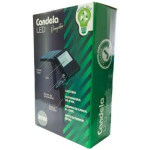 PROYECTOR SOLAR 20W FRIA C/ESTACA IP65 CANDELA - Vista 4