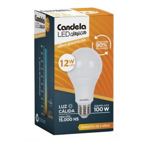 LAMPARA BULBO LED A60 12 WATT CANDELA - Vista 4