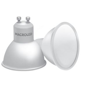 LAMPARA DICROICA LED 5W GU10 DE PVC MACROLED - Vista 3