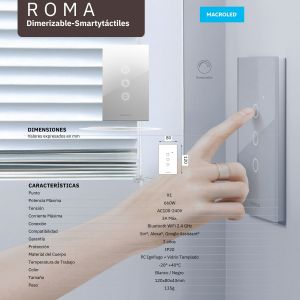 TECLA ROMA DIMER MACROLED 1 CANAL - Vista 2