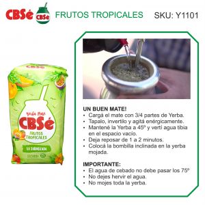 PAQUETE YERBA CBSE FRUTOS TROPICALES 500 GR - Vista 4