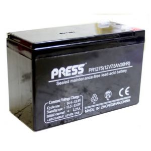 BATERIA DE GEL DE 12V 7.5 AH PRESS