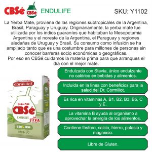 PAQUETE YERBA CBSE ENDULIFE 500 GR - Vista 3