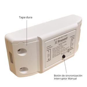 INTERRUPTOR 1 SALIDA SMART WIFI 10A PRONEXT - Vista 3