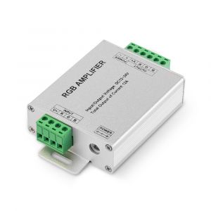 AMPLIFICADOR PARA CINTA LED 12-24 V RGB 10 MTS MACROLED
