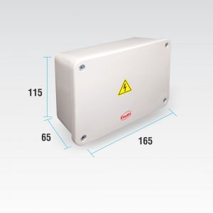CAJA DE PASO ESTANCA IP65 EXTERIOR 165 X 115 X 65 MM - Vista 2