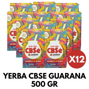 PAQUETE YERBA CBSE GUARANA 500 GR X 12 UNIDADES - Vista 2