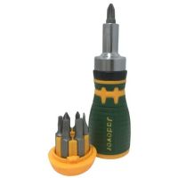 KIT DESTORNILLADOR CRICKET 8 EN 1 MANGO + 7 PUNTAS 1/4 JADEVER