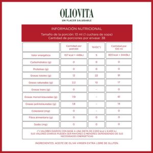 ACEITE DE OLIVA OLIOVITA MEDITERRANEO PET 500 ML X 6 UNIDADES - Vista 5