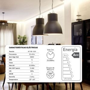LAMPARA GLOBO CHICO LED 14W E27 MACROLED - Vista 9