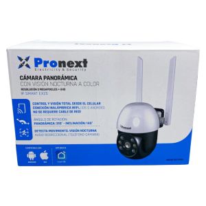 CAMARA DE SEGURIDAD IP SMART WIFI MOTORIZADA DOMO 2.0  FULL HD SMARTLIFE EX25 (INTERIOR) PRONEXT - Vista 4