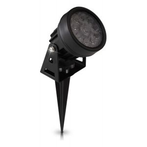 2 ESTACAS LED 2W FRíA + PANEL SOLAR CANDELA 7384 REDONDA NEGRO - Vista 5