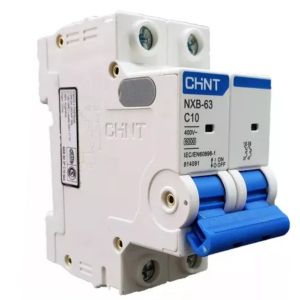 LLAVE TERMICA BIPOLAR 2X10A 6KA CURVA C CHINT - Vista 1