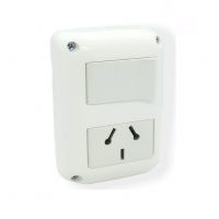 SET ARMADO 1 INTERRUPTOR Y 1 TOMA SUPERFICIE  ESPECIAL (1 PUNTO Y TOMA) LINEA URBANA EXULTT