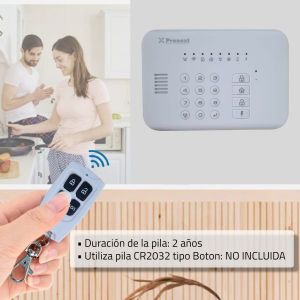 KIT 1 ALARMA DOMICILIARIA INALAMBRICA WIFI + FREE APP CELULAR + GOOGLE HOME - Vista 8
