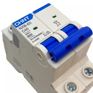 LLAVE TERMICA BIPOLAR 2X40A 6KA CURVA C CHINT - Vista 3