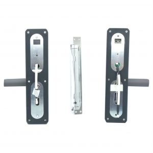 CERRADURA SMART DE TRIPLE TRABA HUELLA APP + CLAVE + TARJETA + LLAVE MECÁNICA PRONEXT - Vista 2