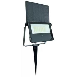 PROYECTOR SOLAR 20W FRIA C/ESTACA IP65 CANDELA - Vista 2