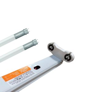 LISTON DOBLE + 2 TUBOS NANO 18 W 120 CM NEUTRO