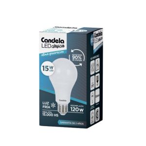 LAMPARA BULBO LED A60 15 WATT CANDELA - Vista 2