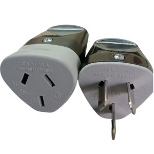 FICHA MACHO Y HEMBRA 3 PATAS 10A AXIAL GRIS EXULTT - Vista 1