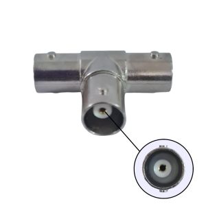 CONECTOR BNC DE 1 HEMBRA A 2 HEMBRAS PRONEXT - Vista 3