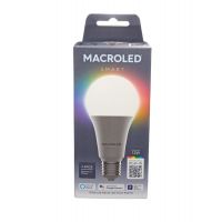 BULBO LED SMART RGB 12W E27 220V WIFI + BLUETOOTH MACROLED