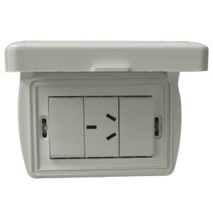 TAPA CAPSULADA EXTERIOR RIGIDA APLICAR + 1 TOMACORRIENTE - EXULTT URBANA