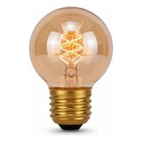 FOCO LAMPARA VINTAGE G45 ESPIRAL CANDELA FILAMENTO LUZ BLANCO CALIDO