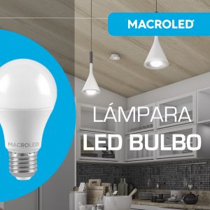 LAMPARA BULBO LED 9.5W E27 220V MACROLED - Vista 12