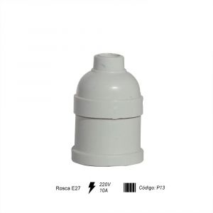 PORTALAMPARA E27 PLASTICO 2 PIEZAS BLANCO STAR BOX - Vista 1