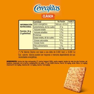GALLETITAS CEREALITAS CLASICAS QI 212 GR - Vista 3
