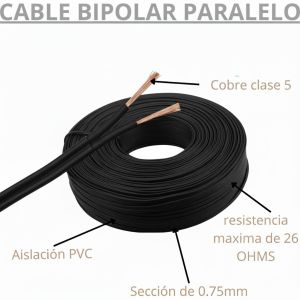 CABLE BIPOLAR 0.75 MM X 100 METROS EPUYEN - Vista 10