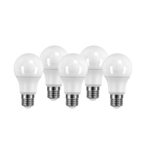 LAMPARA BULBO LED 12 WATT CANDELA COLOR FRIO X5 UNIDADES