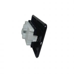 BASTIDOR JELUZ MITO COMPLETO TOMA DOBLE PUENTEADO ESPECIAL BL/NG - Vista 2