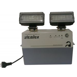 EQUIPOS DE EMERGENCIA 2 FAROS 60 LED BATERíA 5 HS ATOMLUX