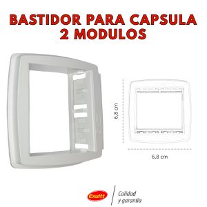 BASTIDOR PARA CAPSULA 2 MODULOS LINEA URBANA EXULTT - Vista 4