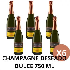 CHAMPAGNE DESEADO DULCE 750 ML X 6 BOTELLAS - Vista 2