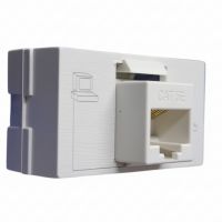 MODULO TOMA P/ RED RJ45 CAT 5 JELUZ PLATINUM BLANCO