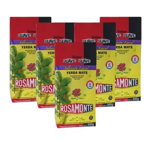 YERBA ROSAMONTE SUAVE ESPECIAL 500 GR X 5 UNIDADES