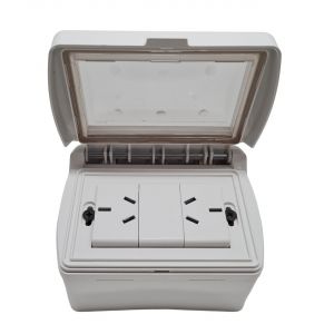 TAPA CAPSULADA EXTERIOR MEMBRANA APLICAR + 2 TOMA 10A EXULTT URBANA - Vista 1